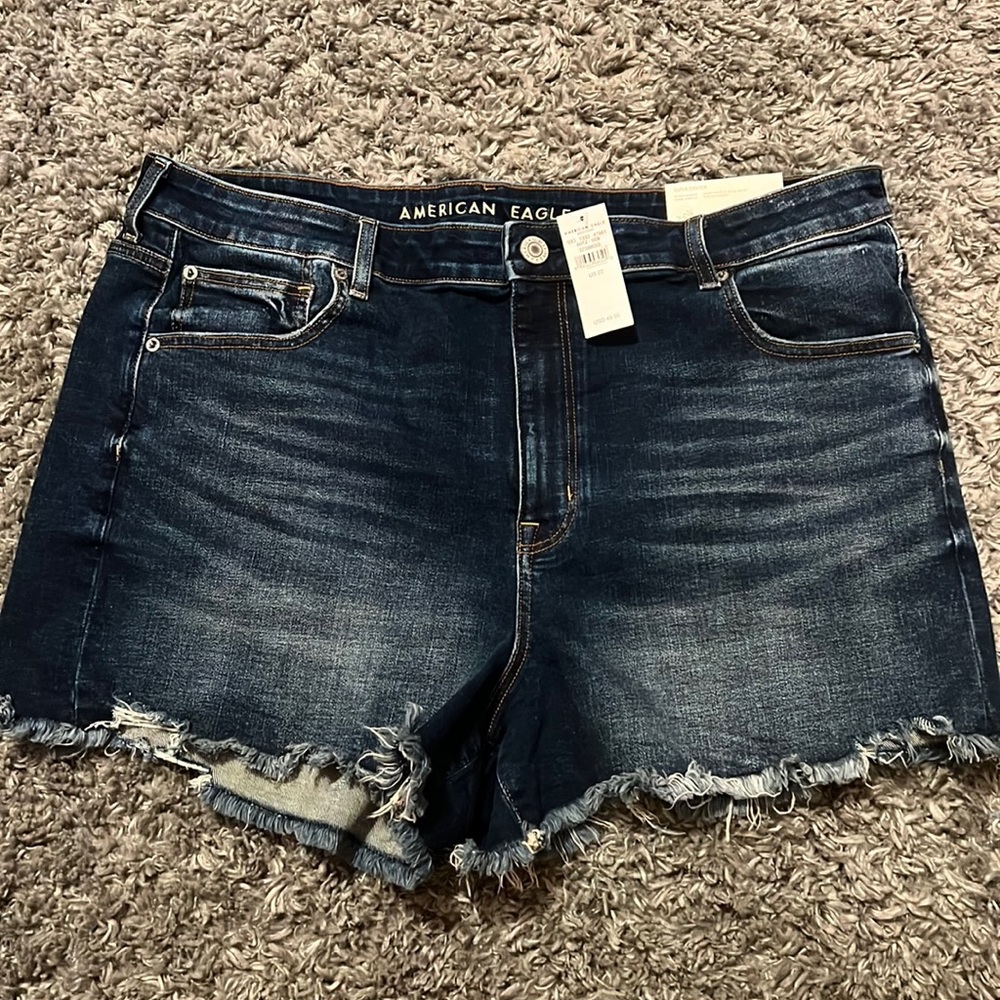 American Eagle Hi-Rise Shortie size 22 shorts. Super stretch. NWT!